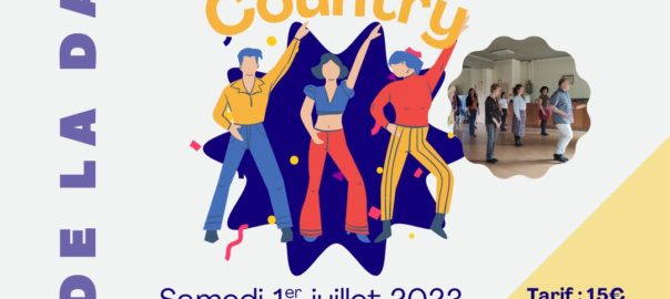 Stage de danse country et line dance avec les Accros de la Danse 77 samedi 1er juillet 2023
