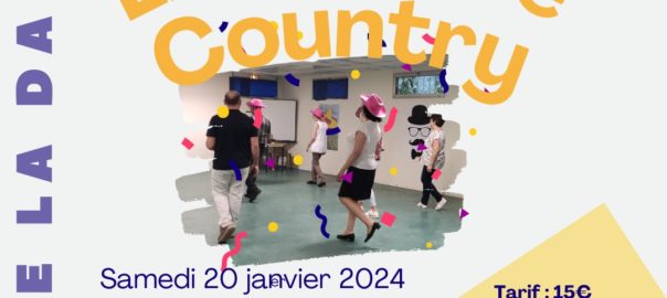 Participez au stage de danse country et Line Dance avec Jean-François aux Accros de la Danse 77 du Mée-sur-Seine le 20 janvier 2024 !