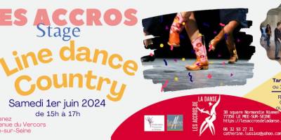 Stage de danse country et line dance avec les Accros de la Danse 77