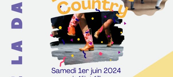 Stage de danse country et Line Dance le 1er juin 2024 au Mée-sur-Seine avec les Accros de la Danse 77