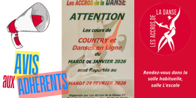 Cours de Country et Danse en ligne
