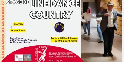 Stage Line Dance & Country &ndash; Samedi 11 avril 2026